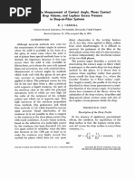 The Accurate Measurement of Contact Angle, Phase Contact