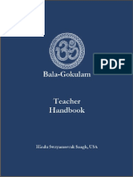 Hindu Swayamsevak Sangh, USA-Bala-Gokulam, Teacher Handbook