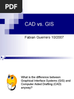 CAD Vs GIS