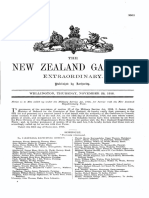 Nen Zealand Gazette: Extraordinary