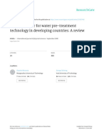 Roughing Filter For Water Pre-Treatment Technology