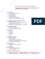 Esquema para Trabajo Académico de Investigación