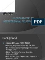 Hildegard Peplau - Interpersonal Relations Theory