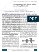 Finite Element Analysis On Post Type Silicon Rubber Insulator Using MATLAB