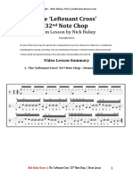 The 'Leftennant Cross' 32nd Note Gospel Chop