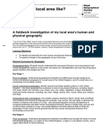 A Fieldwork Investigation of My Local Area's Human and Physical Geography PDF