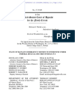 WA and MN V Trump 17-35105 Hawaii Motion To Intervene