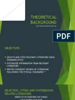 Theoretical Background: Qualitative Research Writing