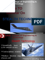 Welcome TO Seminar On: Stealth Technology