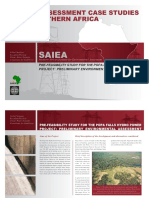 Impact Assessment Case Studies From Southern Africa: Saiea