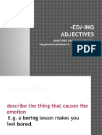 Presentation Ed Ing Adjectives