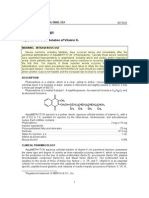 Merck Vitamin K Package Insert - Aquamephyton PI