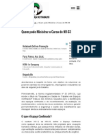 Quem Pode Ministrar o Curso de NR-33