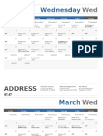 Practice Calendar 2017