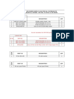 Instrument Load List