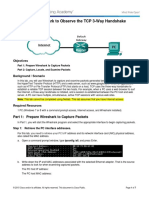 9.2.1.6 Lab - Using Wireshark To Observe The TCP 3-Way Handshake