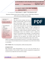 A Review On Stability Indicating HPLC Method Development