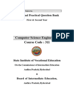 Computer Science Engineering Course Code: 311: Vocational Practical Question Bank