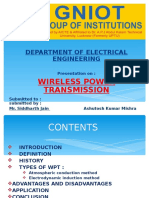 Wireless Power Transmission: Department of Electrical Engineering