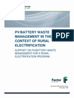 PV-Battery Waste Management