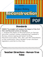 Reconstruction Clzed Notes C