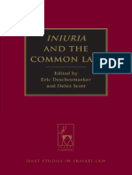 (Hart Studies in Private Law) Eric Descheemaeker, Helen Scott-Iniuria and The Common Law-Hart Publishing (2013)