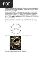 Circle: Tycho Crater, One of Many Examples of Circles That Arise in Nature