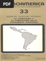 Martínez Estrada - La Literatura y La Formación de La Conciencia Nacional en CCL 33