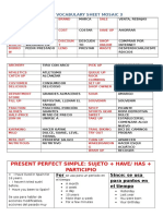 Unit 3 Vocabulary Sheet Mosaic 3