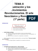 Tema 8 1 La Ilustración y Los Movimientos Revolucionarios. El Arte Neoclásico y Romántico 1 Parte