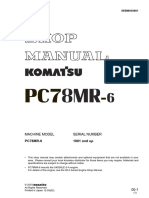 Shop Manual PC78MR-6-SEBM030601 PDF