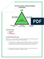 Teoria Triangular Del Amor de Robert Sternberg