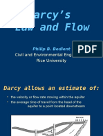 Darcy's Law and Flow: Civil and Environmental Engineering Rice University