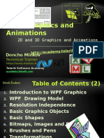 2D and 3D Graphics and Animations