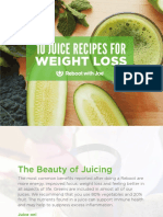 10 Juice Recipes For Weight Loss v6 PDF