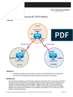 Chapter 6 Lab 6-2, Using The AS - PATH Attribute: Topology