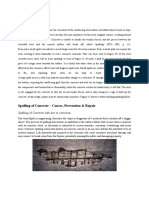 Spalling: Spalling of Concrete Slab Due To Corrosion