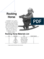 Wood Working Plans - Toys - Rocking Horse PDF