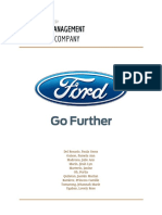 Ford Strategic Management