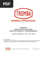 Garantia Manual de Instalacion y Mantenimiento LINEA RTL RTB