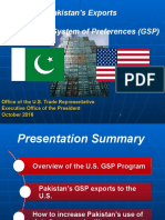 Presentation On Pak US GSP by USTR