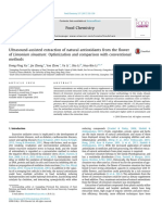 Ultrasound-Assisted Extraction of Natural Antioxidants From The Ower of Limonium Sinuatum: Optimization and Comparison With Conventional Methods