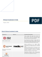 Chinese Investment in India 18082016