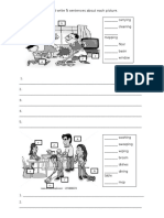 Study The Pictures and Write 5 Sentences About Each Picture