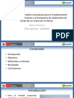 Propuesta de Un Modelo Conceptual Rio Rimac. Senamhi PDF