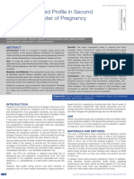 Evaluation Lipid Profile in Second Semester