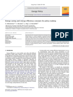 Oikonomou Et Al. (2009) - Energy Saving and Energy Efficiency Concepts For Policy Making