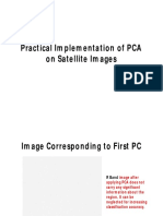 Practical Implementation of PCA On Satellite Images