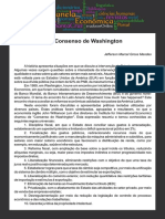 Consenso de Washington - Artigo