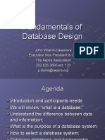 Fundamentals of Database Design